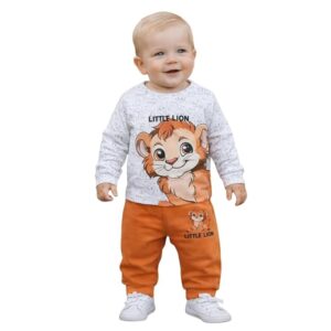 NOVA BLOOM Kids Clothes for Boys | Cotton Printed Sweatshirt and Pants Set, Lightweight Breathable Kids Dress Boy Outfit, Comfortable Baby Boy Dress for Summer and Winter Wear