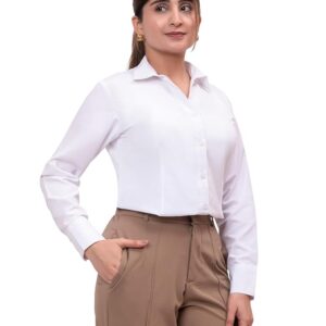 ESTA Women Full Sleeve Stylish Western Official Formal Shirts Regular fit Shirts for Women