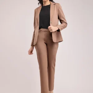 Single Breasted Blazer And Trousers Co-ord Set
