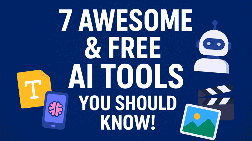 Best Free AI Tools You Should Use Today​